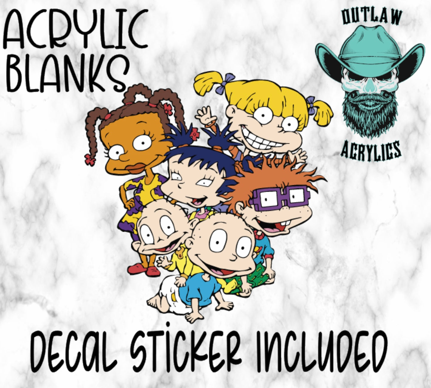 Rugrat Friends Acrylic & Decal Set