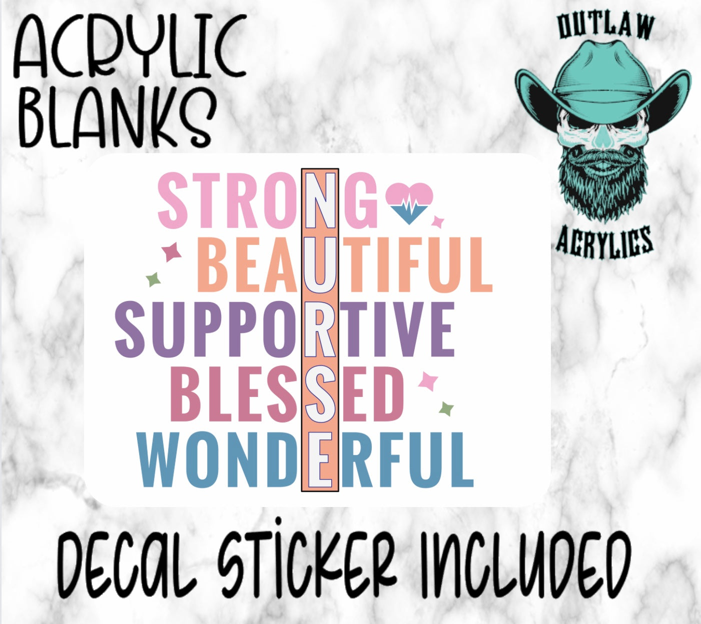 Nurse Syllabus Acrylic & Decal Set