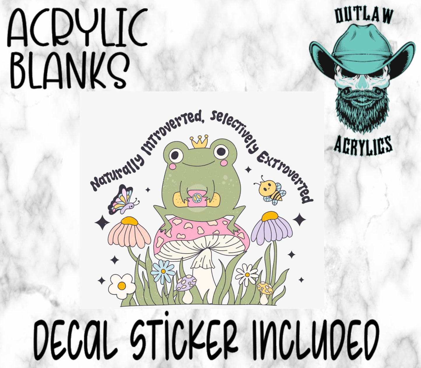 Introverted / Extroverted Acrylic & Decal Set