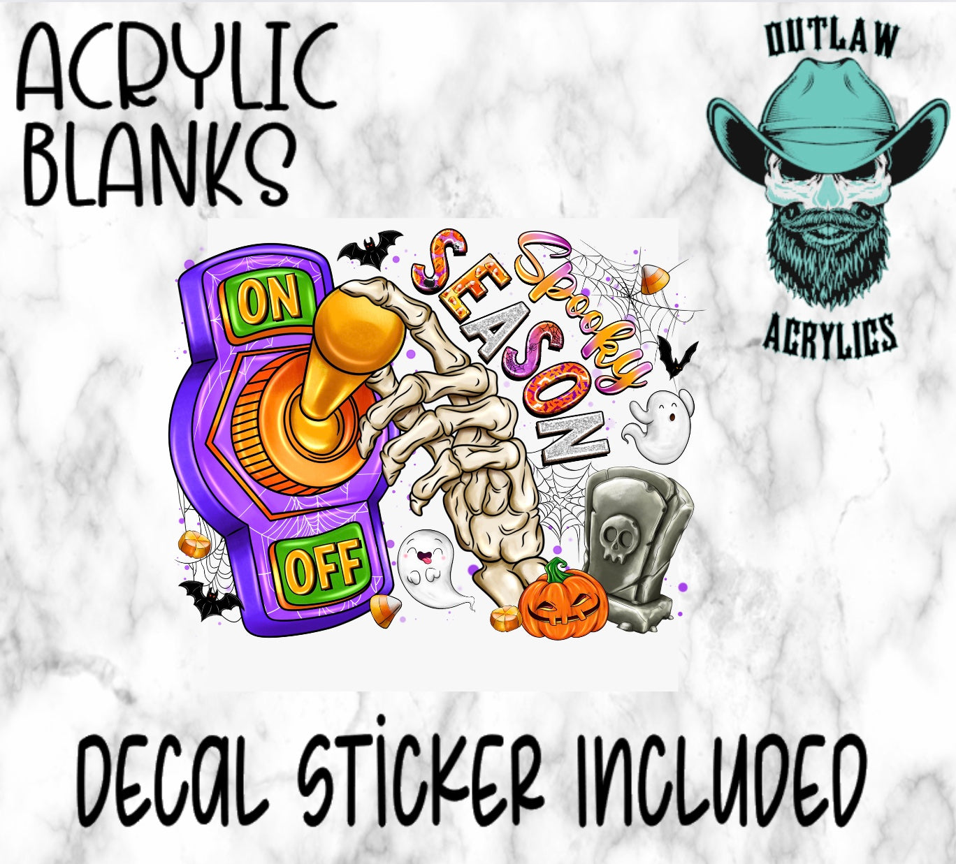 Spooky Season Switch Acrylic & Decal Set