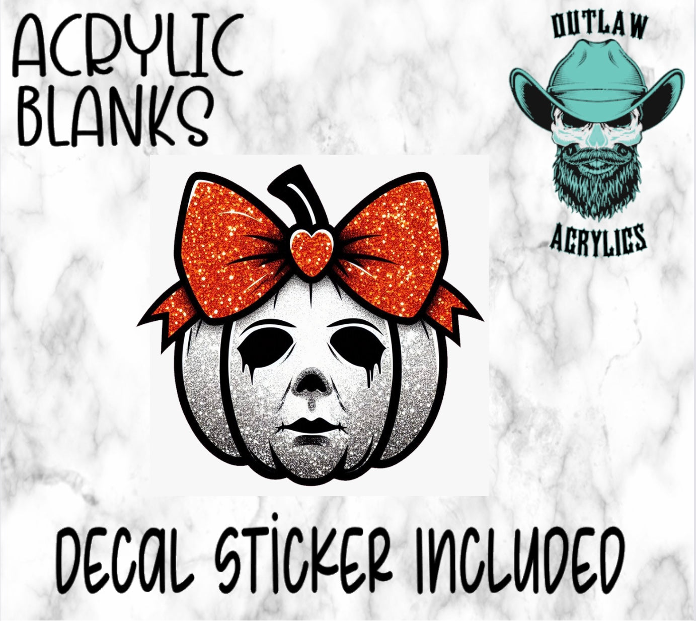 Michael Pumpkin Acrylic & Decal Set