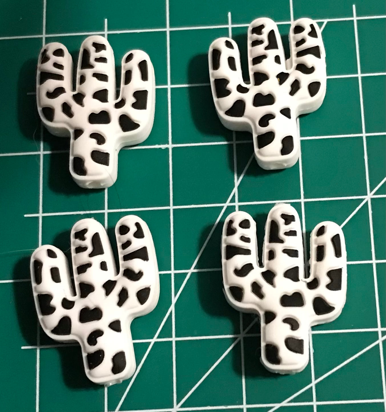 Cow Print Cactus Focal