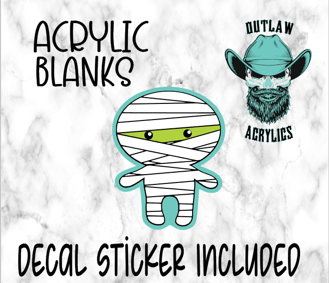 Mummy Boy Acrylic & Decal Set