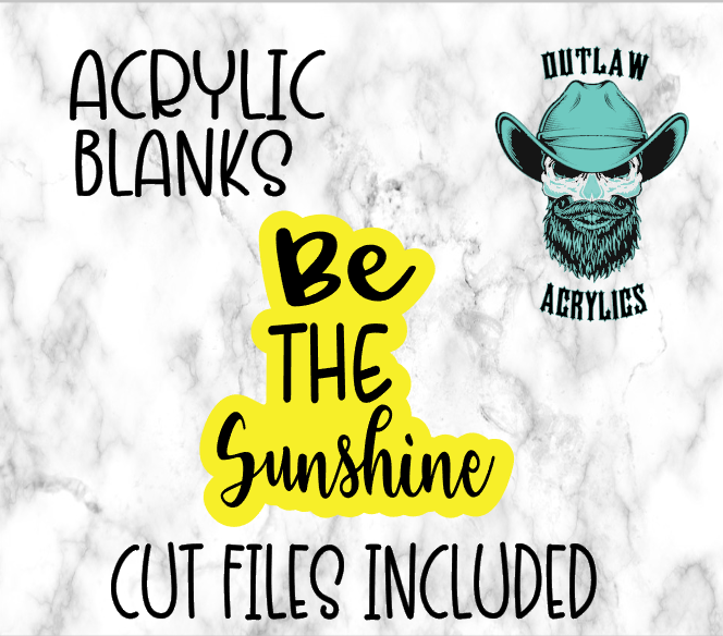 Be The Sunshine Badge Reel Acrylic