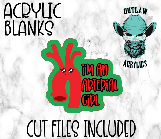Arterial Girl Acrylic