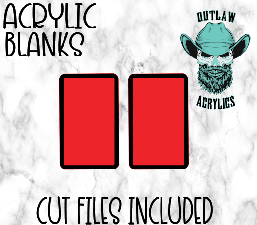 Hair Clip (Set of 2) 1 / 1.5" Small Style Blank