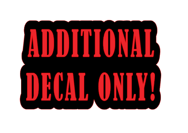 Additional Decals ONLY