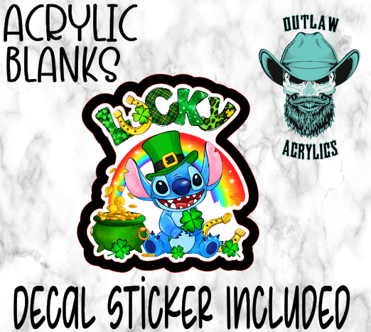 Lucky Agent Acrylic & Decal Set