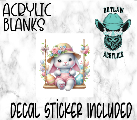 Bunny Swing Acrylic & Decal Set