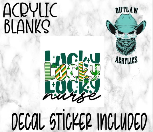 Luck X3 Nurse Acrylic & Decal Set