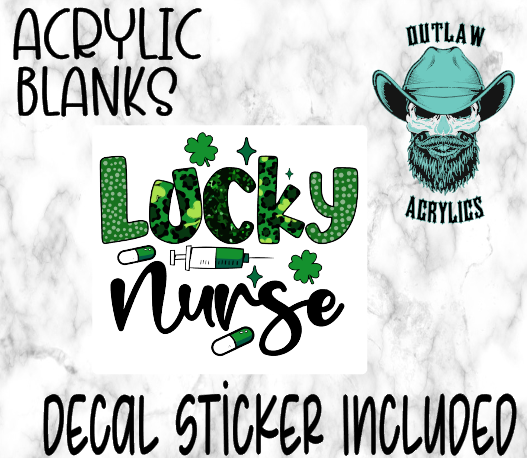LUCKY Nurse Acrylic & Decal Set