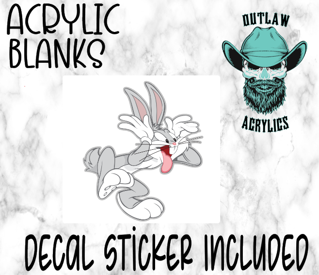 Bugs Bun Acrylic & Decal Set