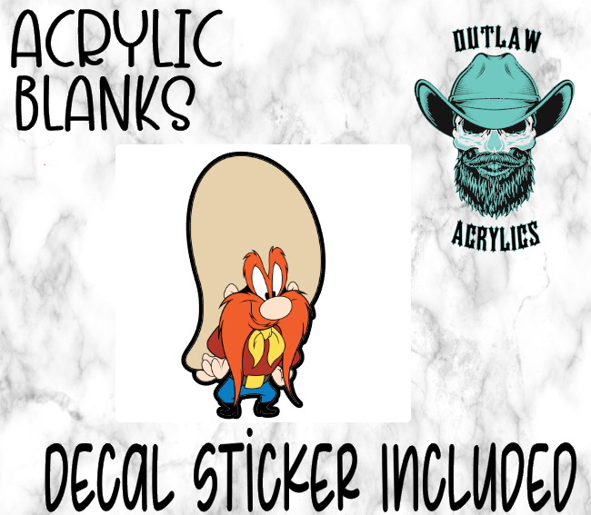 Yosemite Sam Acrylic & Decal Set