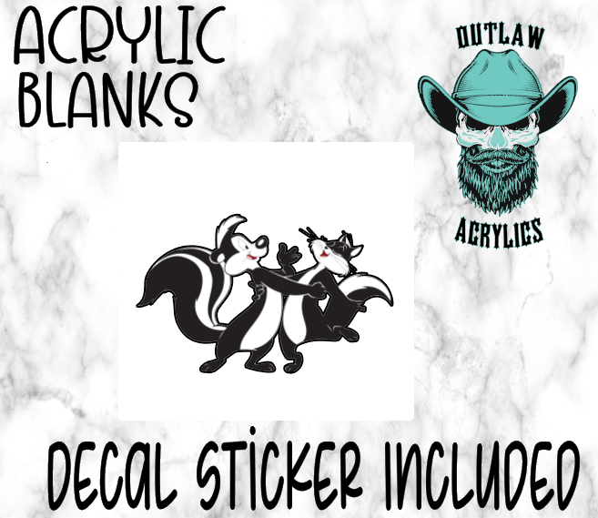 Pepe Le Pew Acrylic & Decal Set