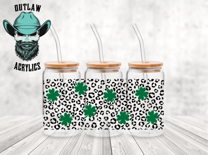 Leopard Shamrock Wrap