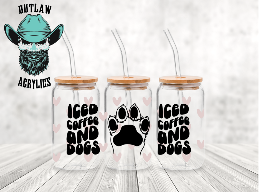 Iced Coffee & Dogs Wrap