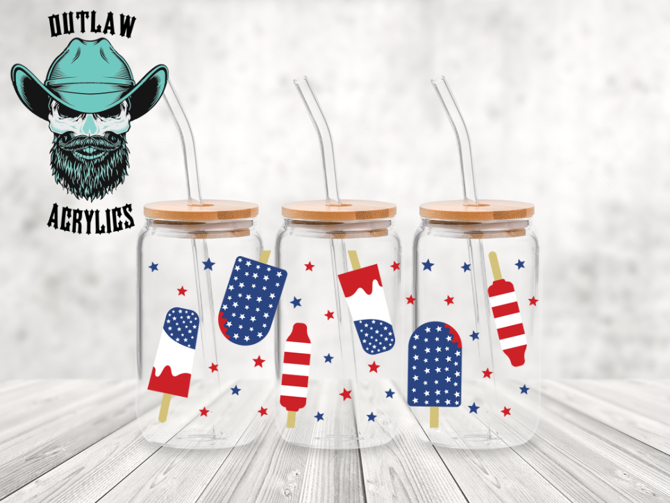 4th Of July Popsicle Wrap