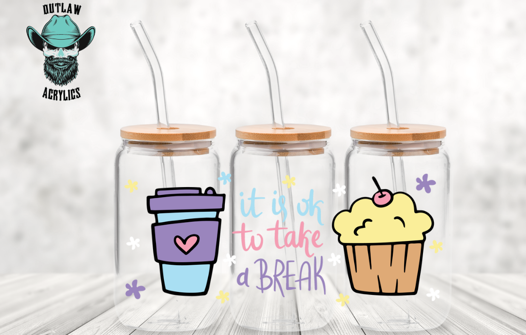 It Is Okay To Take a Break Wrap
