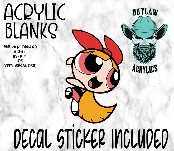 Blossom Acrylic & Decal Set