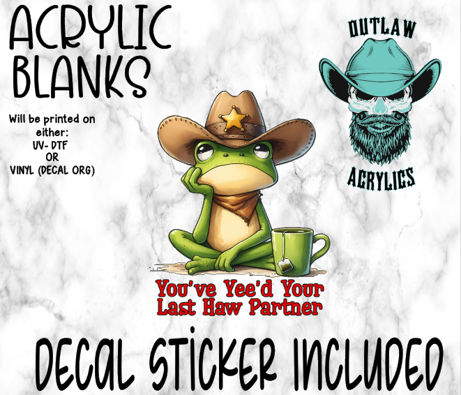 Last Haw Partner Acrylic & Decal Set