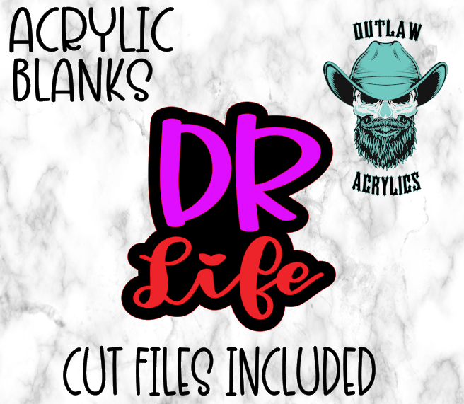 Dr Life Badge Reel Acrylic