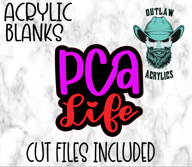 PCA Life Badge Reel Acrylic