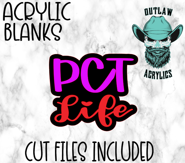 PCT Life Badge Reel Acrylic
