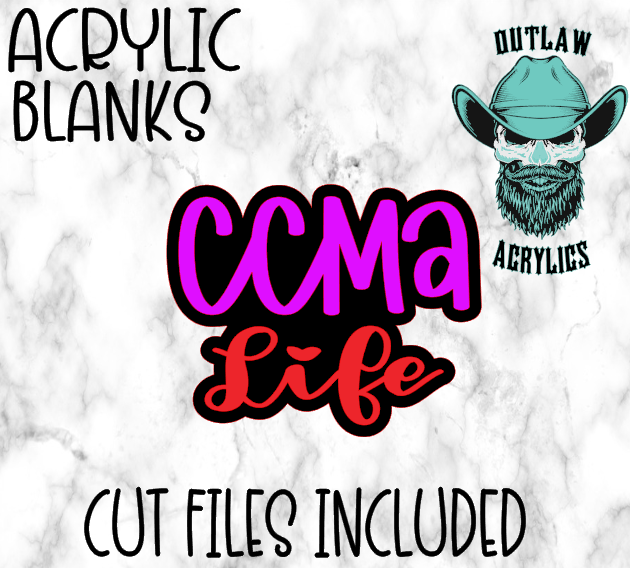 CCMA Life Badge Reel Acrylic