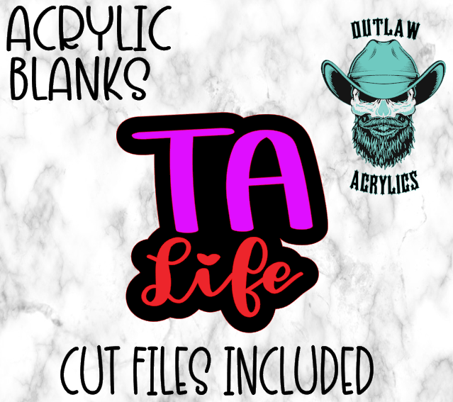 TA Life Badge Reel Acrylic