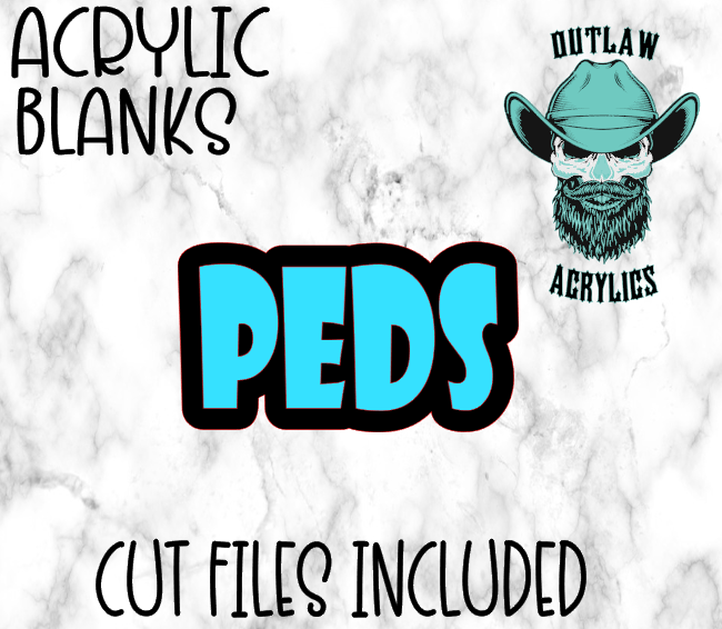 PEDS Badge Reel Acrylic