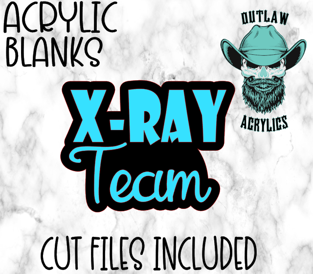 X-Ray Team Badge Reel Acrylic