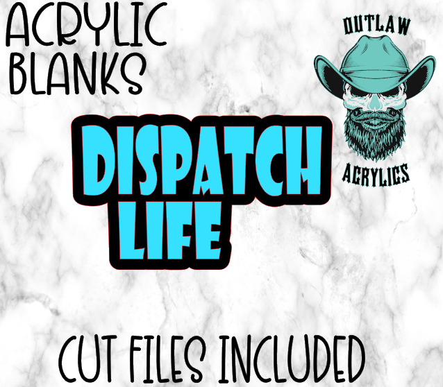 DISPATCH Life Badge Reel Acrylic