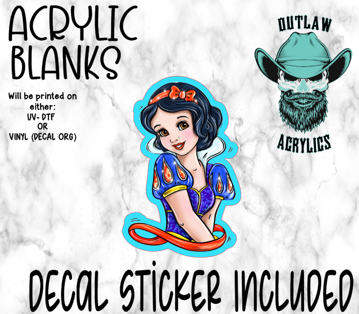 Fairest Acrylic & Decal Set