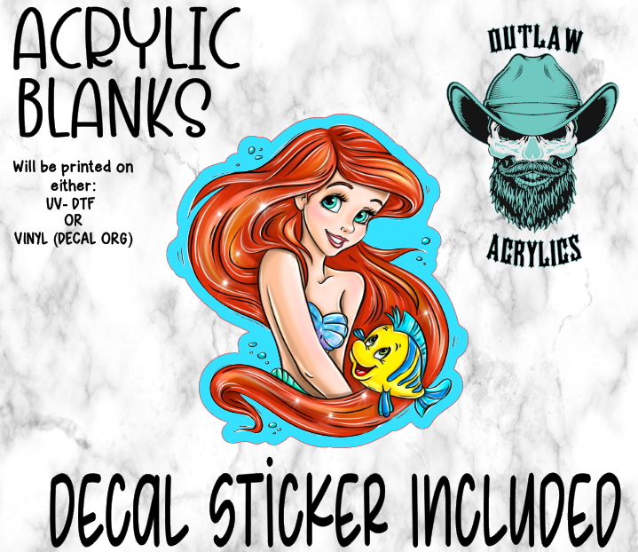 The Sea Acrylic & Decal Set