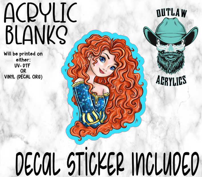 Meri Acrylic & Decal Set