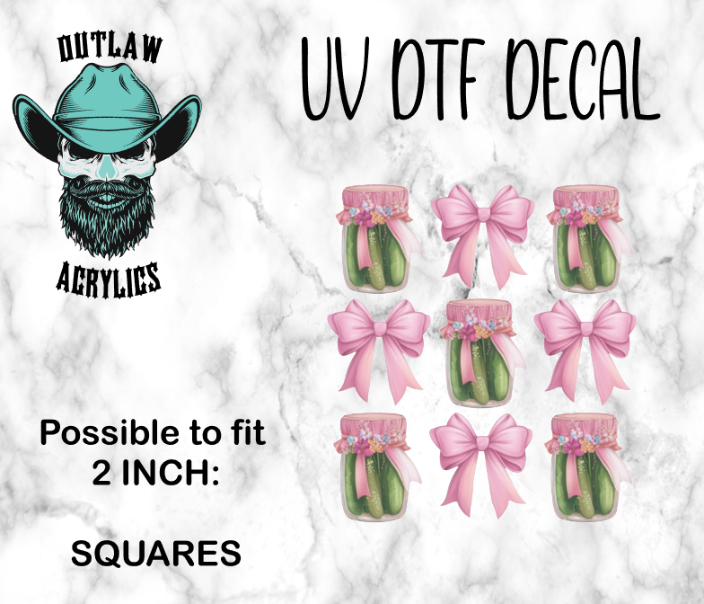 Pickle Bow Decal/Transfer