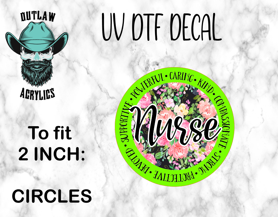 Nurse Style Decal/Transfer