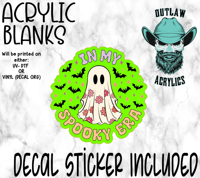 In My Spooky Era Acrylic & Decal Set