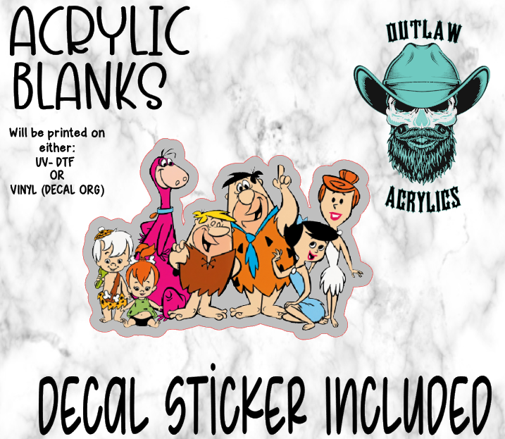 Ya ba da ba Doo! Acrylic & Decal Set