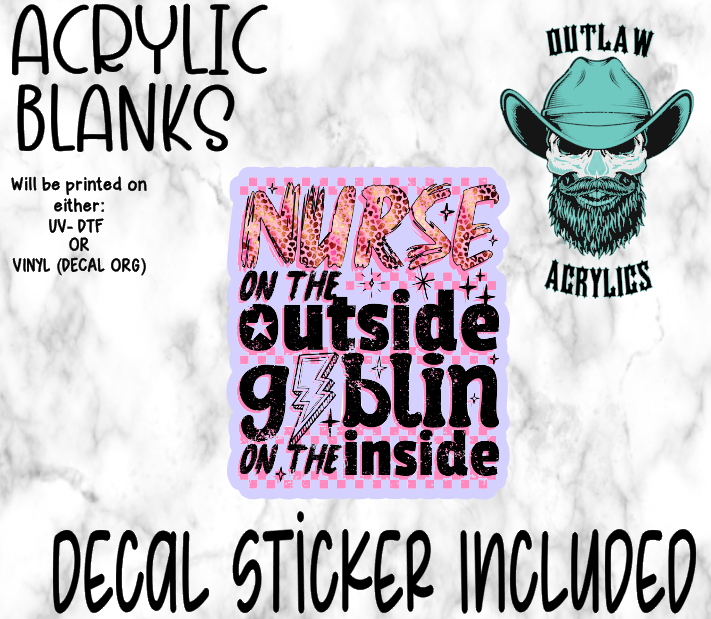 Nurse Goblin Acrylic & Decal Set