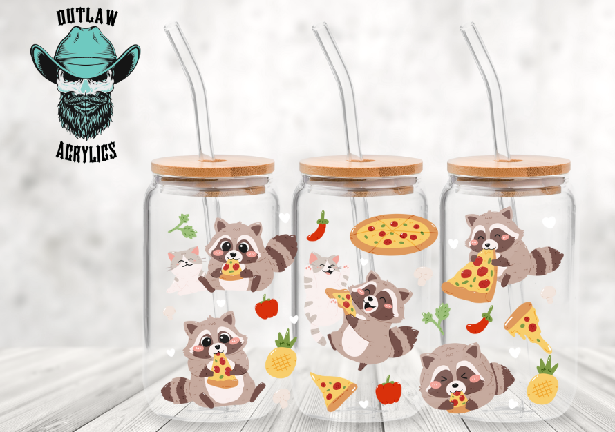 Raccoon Pizza Wrap