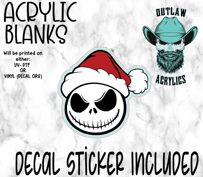 Santa Jack Acrylic & Decal Set