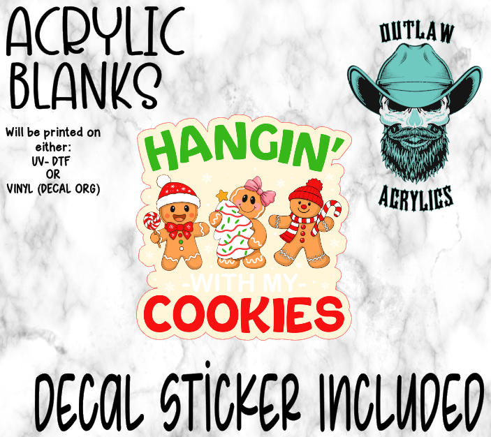 Hangin' Cookies Acrylic & Decal Set