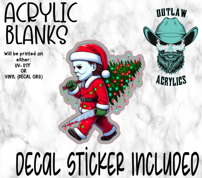 Festive Michael Acrylic & Decal Set