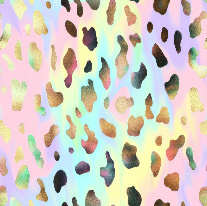 Colorful Cow Spots Vinyl