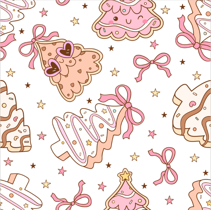 Girly Tree Cake Vinyl