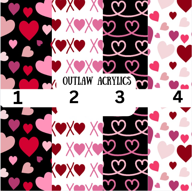 Hearts Valentines Day Vinyl