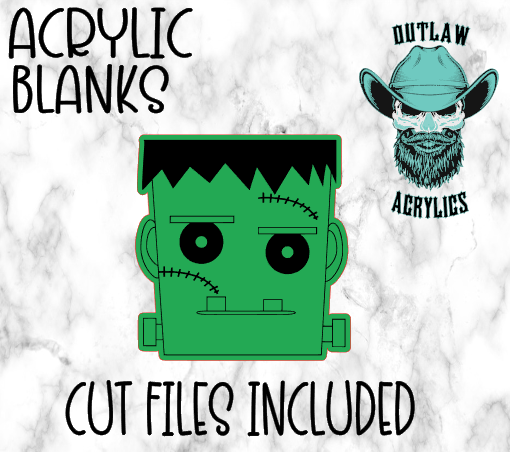 Frank Face Badge Reel Acrylic