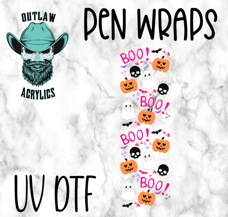 Boo Pen Wrap UV-DTF
