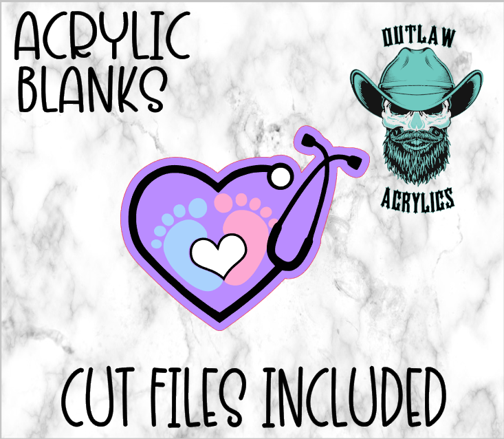 Tiny Human Scope Badge Reel Acrylic